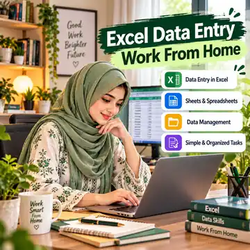 Excel Data Entry From Home example artwork